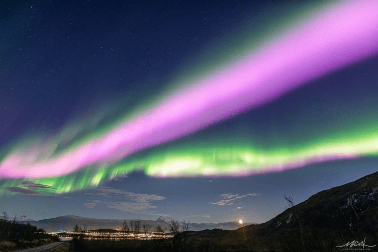 Una tormenta solar provocó extrañas auroras rosas en Noruega: ¿por qué ocurrió este fenómeno?