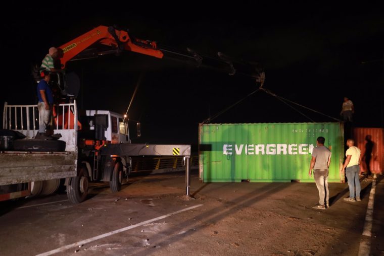 Retiraron los contenedores del puente de Tienditas en la frontera colombo-venezolana 