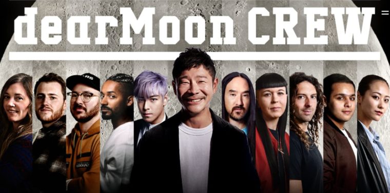 Multimillonario japonés anunció a los artistas que ganaron su concurso y viajarán con él alrededor de la Luna