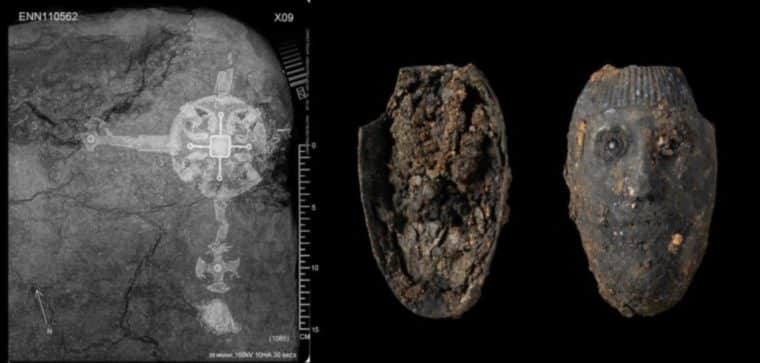 Arqueólogos hallaron un collar de oro de 1.300 años de antigüedad en Inglaterra