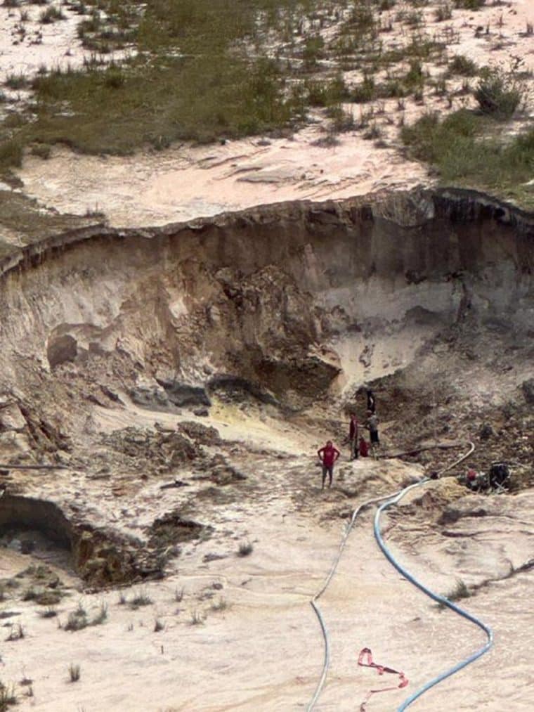 Desmantelaron campamentos de minería ilegal en el Parque Nacional Canaima