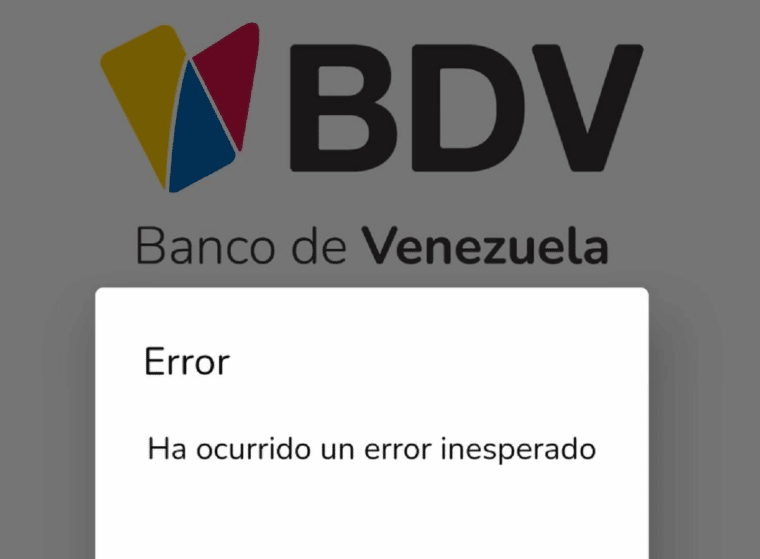 Usuarios reportan caída de las plataformas del Banco de Venezuela y Banco Bicentenario