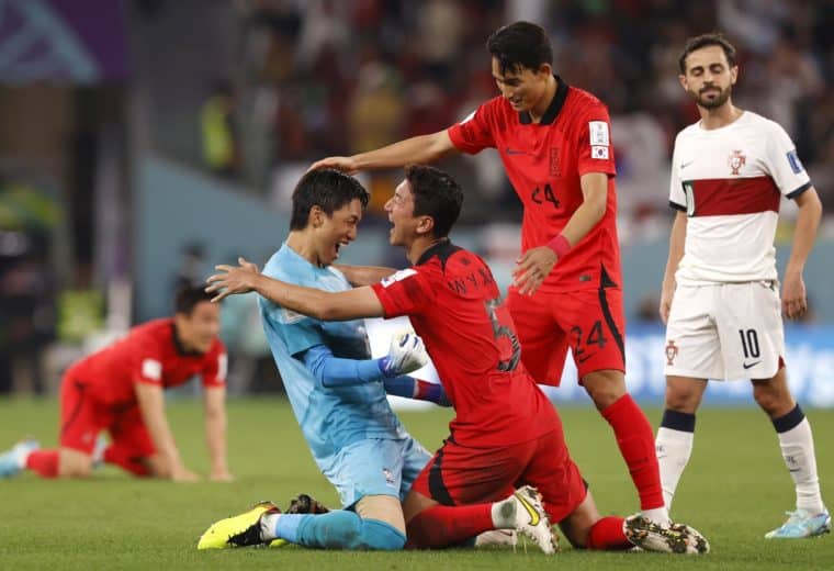 Catar 2022: Uruguay eliminado; Portugal y Corea del Sur clasificaron a los octavos de final en el Grupo H