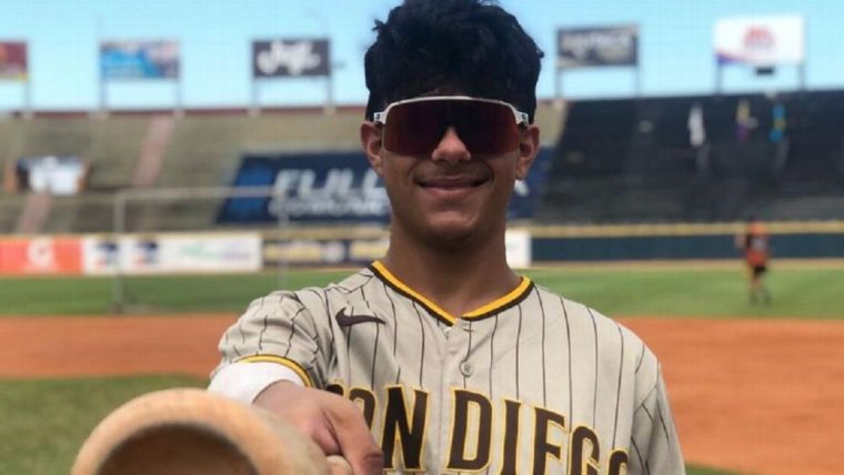 Prospecto venezolano de 16 años firmó por cifra récord con los Padres de San Diego: ¿cuántos venezolanos firmaron con en la MLB?