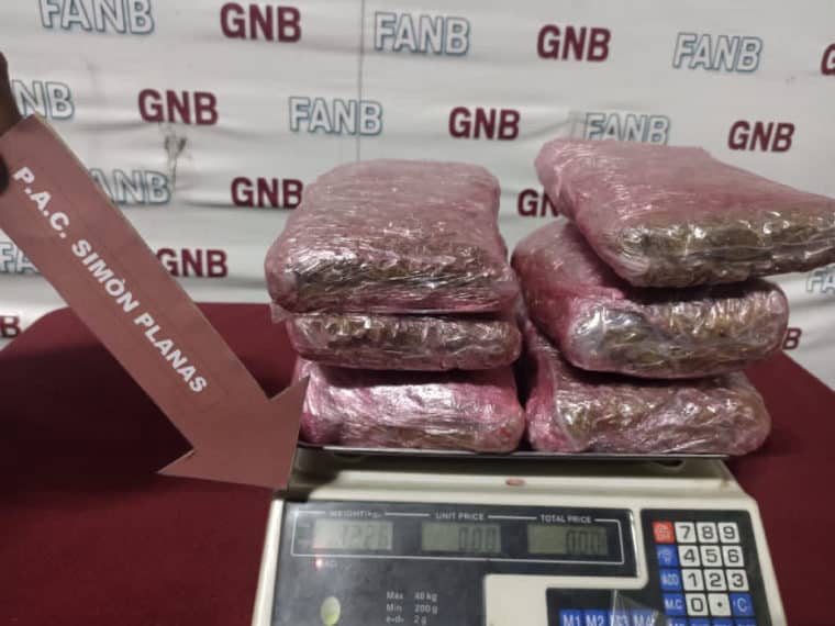 La GNB detuvo a funcionario del CICPC por tráfico de drogas en Lara