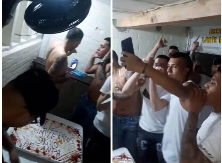 Denunciaron que el Tren de Aragua organiza fiestas en cárcel de Colombia