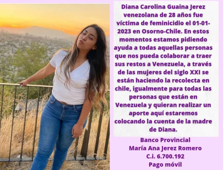 Familia de venezolana asesinada en Chile pide ayuda para repatriar los restos: “Lo único que queremos es darle un poco de consuelo a mis papás”