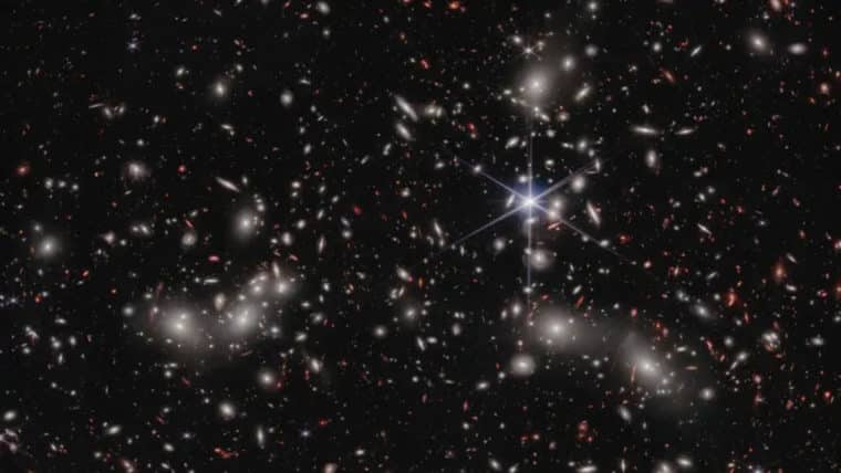 El telescopio James Webb reveló imágenes de seis posibles galaxias