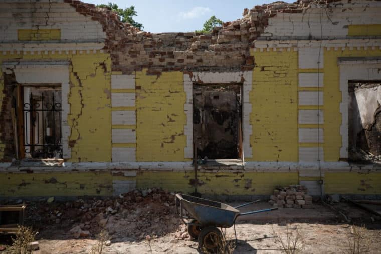 Alrededor de 240 sitios de patrimonio cultural fueron destruidos por la invasión rusa en Ucrania