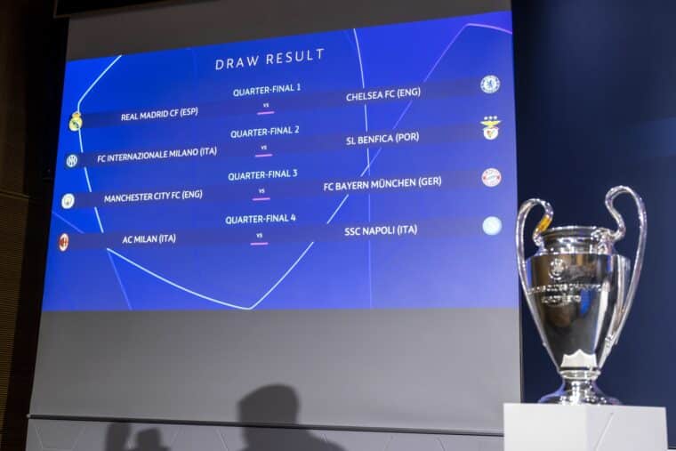 Champions League: los cruces para cuartos de final