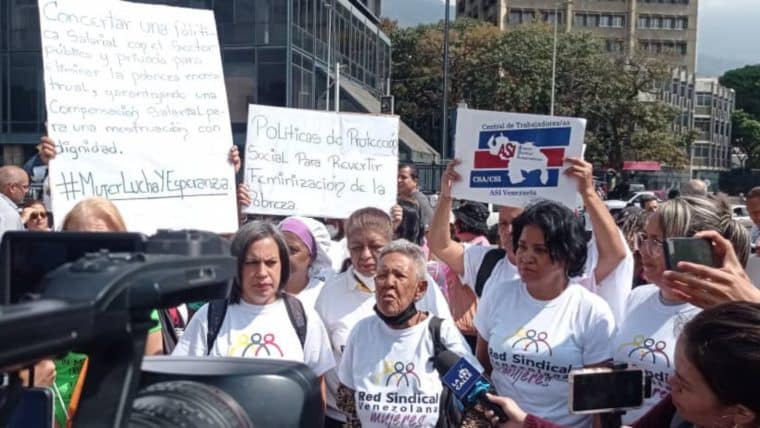Venezolanas marcharon en Caracas para exigir igualdad y libertad por el Día Internacional de la Mujer