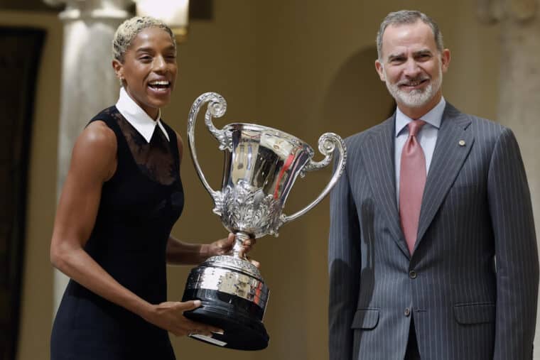 Yulimar Rojas recibió el segundo Premio Nacional del Deporte de España