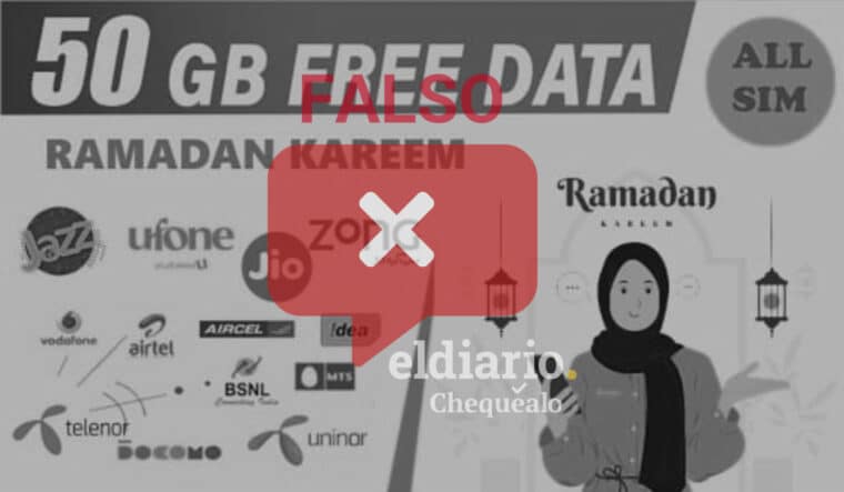 ¿Empresas de telecomunicaciones están regalando 50 GB por el Ramadán?
