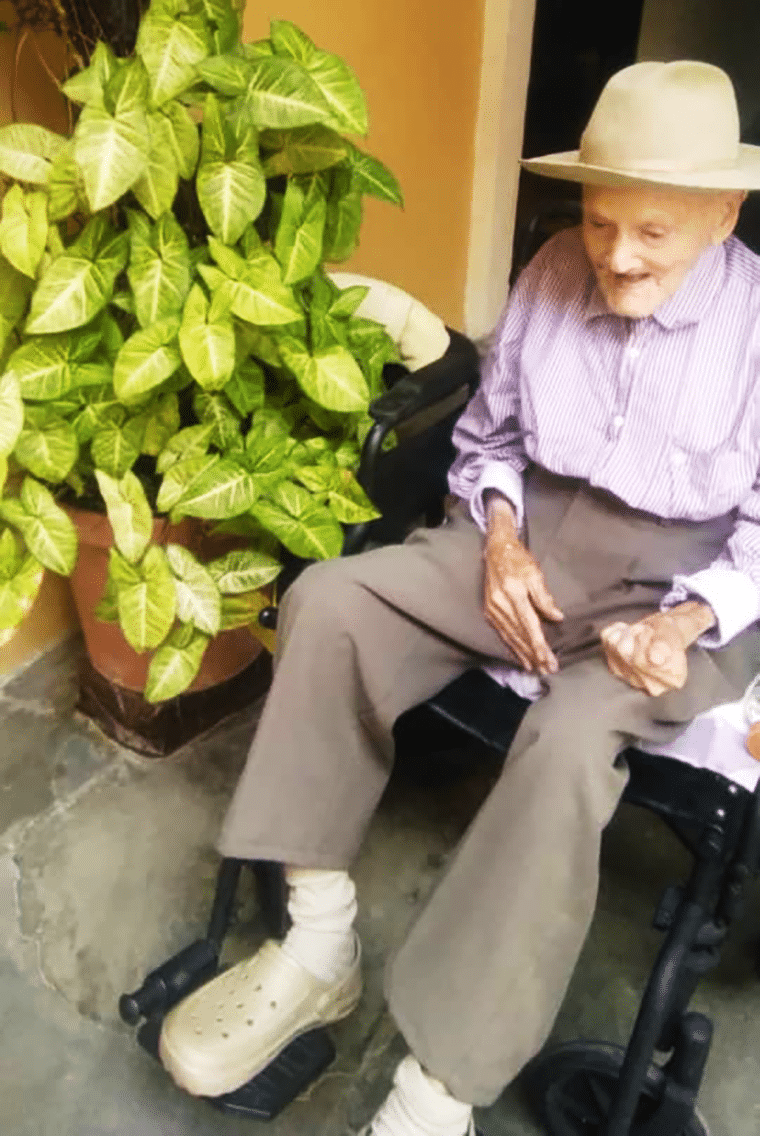 El venezolano Juan Vicente Pérez, el hombre más longevo del mundo, celebra sus 114 años de edad