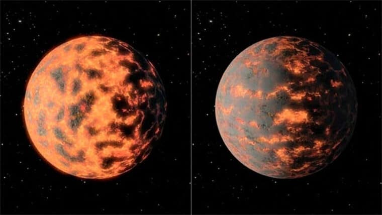 Descubrieron un exoplaneta que podría estar lleno de volcanes