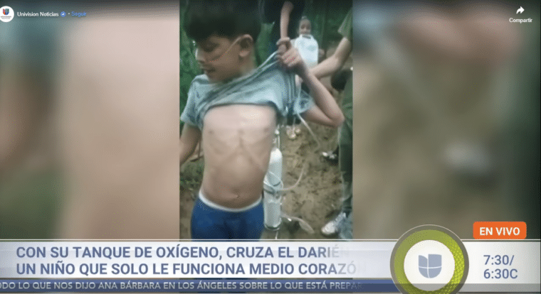 La historia de Maiker Santiago, el niño venezolano que cruzó la selva del Darién por un trasplante de corazón 