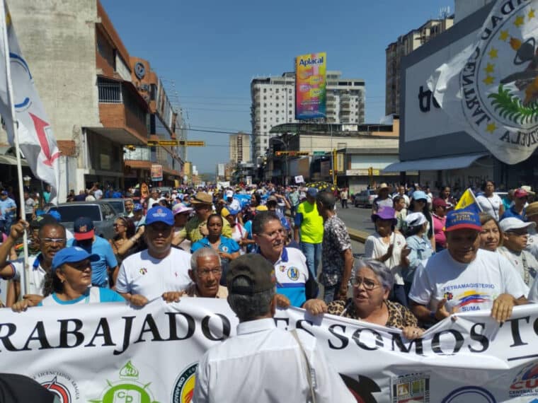 Trabajadores se movilizaron para exigir mejores condiciones laborales en Venezuela
