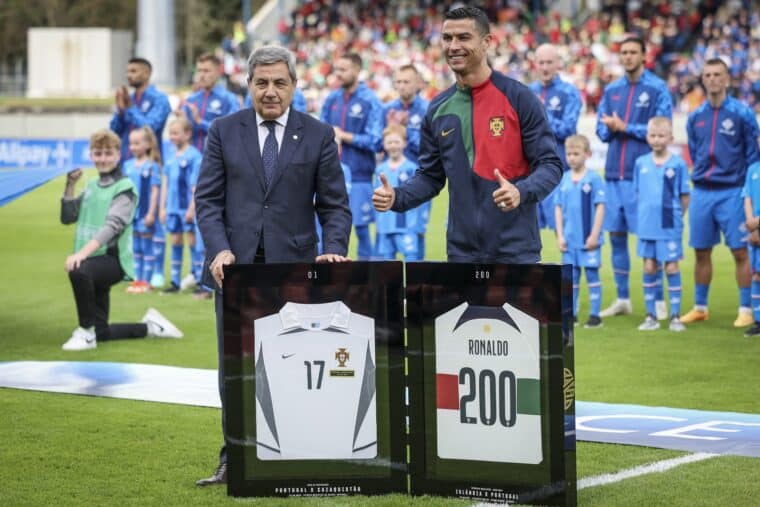 Nuevo récord de Cristiano Ronaldo: 200 partidos con la selección de Portugal