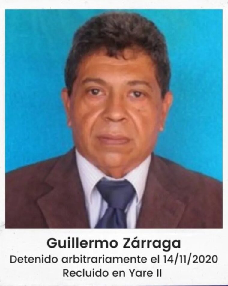 ¿Quién es el preso político Guillermo Zárraga y por qué Amnistía Internacional pide que le den atención médica?