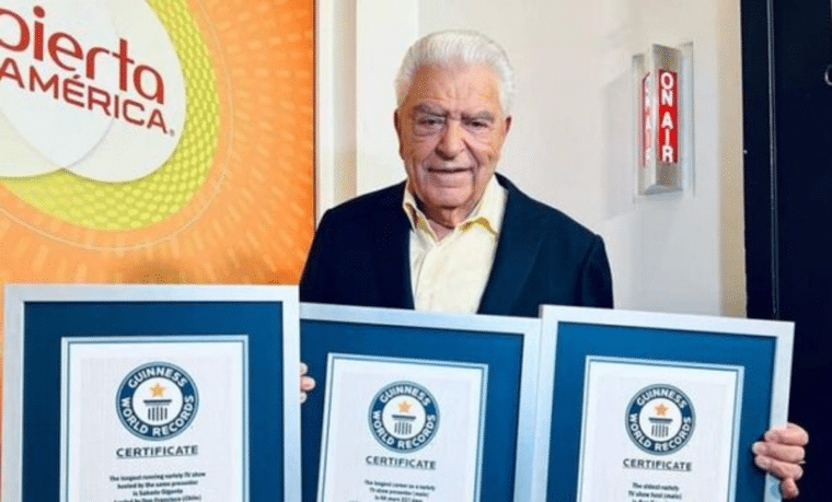 Don Francisco recibió tres Récords Guinness por su carrera en televisión
