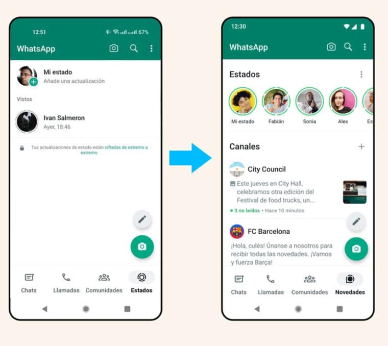 WhatsApp cambia los estados por una nueva herramienta