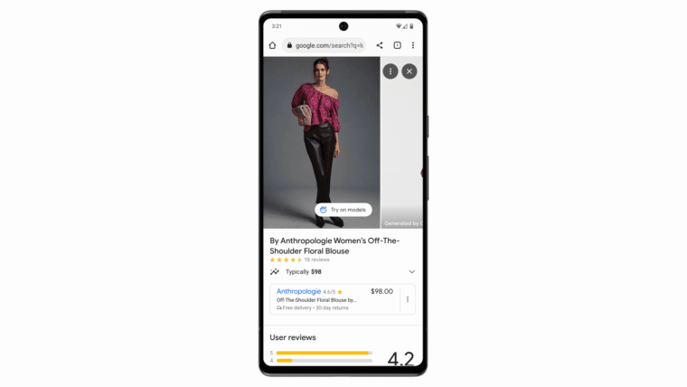La nueva apuesta de Google: ahora contará con un probador de ropa virtual con inteligencia artificial en su buscador