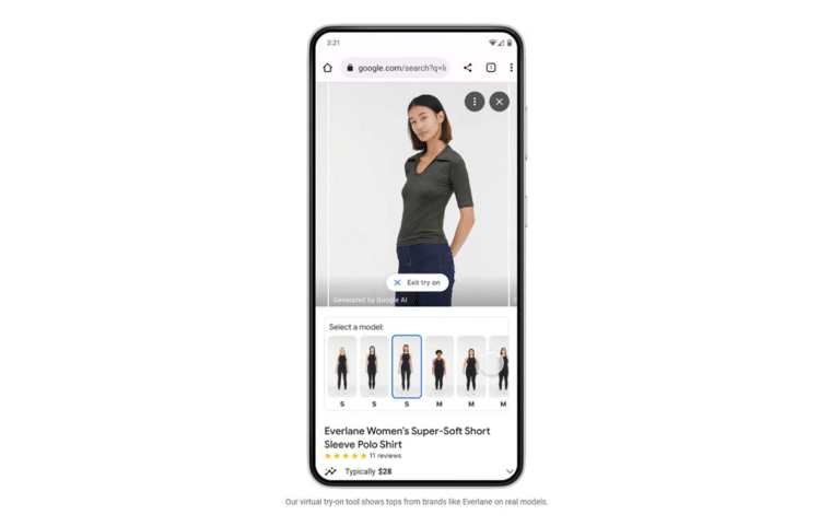 La nueva apuesta de Google: ahora contará con un probador de ropa virtual con inteligencia artificial en su buscador