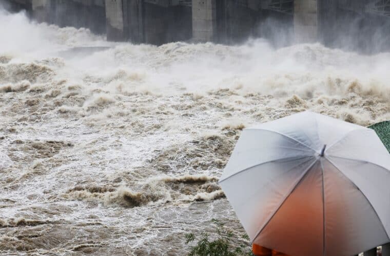 En imágenes: las lluvias provocaron varias inundaciones en Corea del Sur