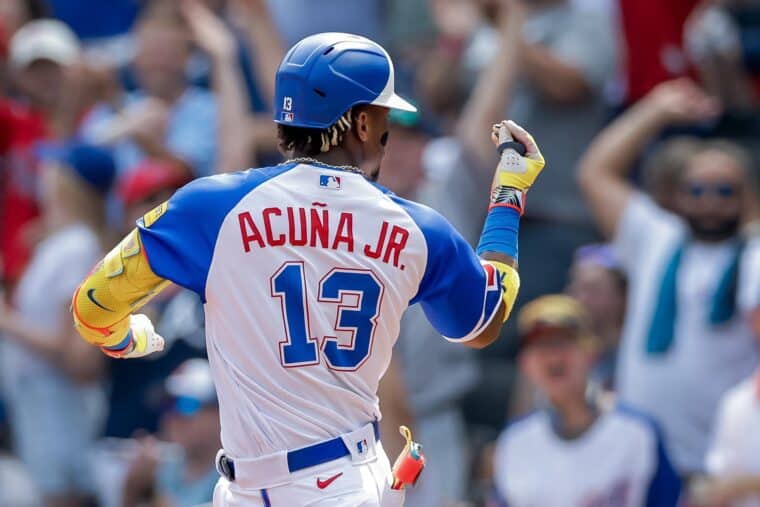 Acuña Jr. fue seleccionado como Jugador del Mes de la Liga Nacional de la MLB