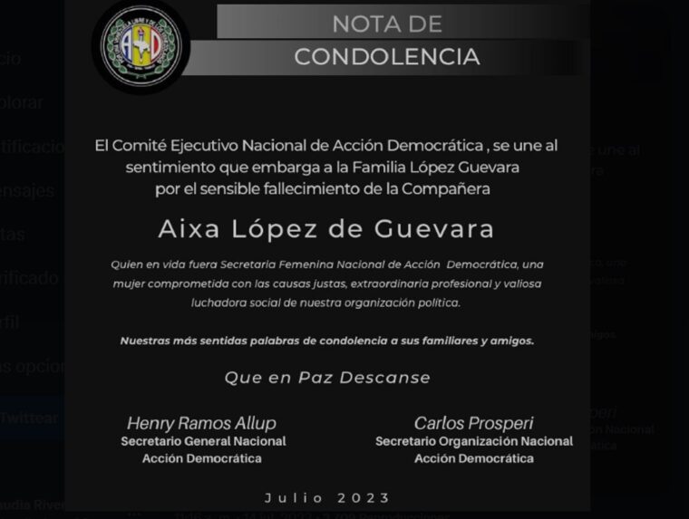 Murió Aixa López, presidenta del Comité de los Afectados por los Apagones