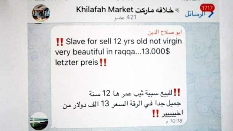 "Esclava a la venta: 12 años, no es virgen, muy hermosa": el infierno de las niñas y mujeres vendidas por Estado Islámico