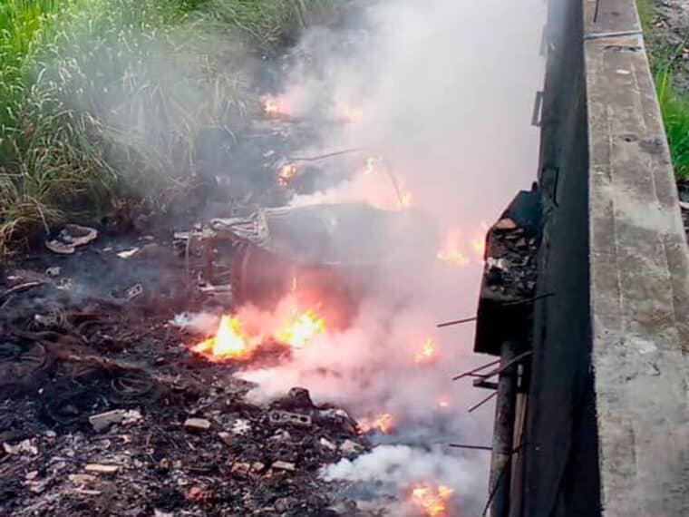 Un incendio generó fallas en los servicios de Movistar en Miranda