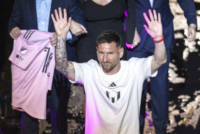 La llegada de Lionel Messi al estadio del Inter de Miami: así transcurre el evento