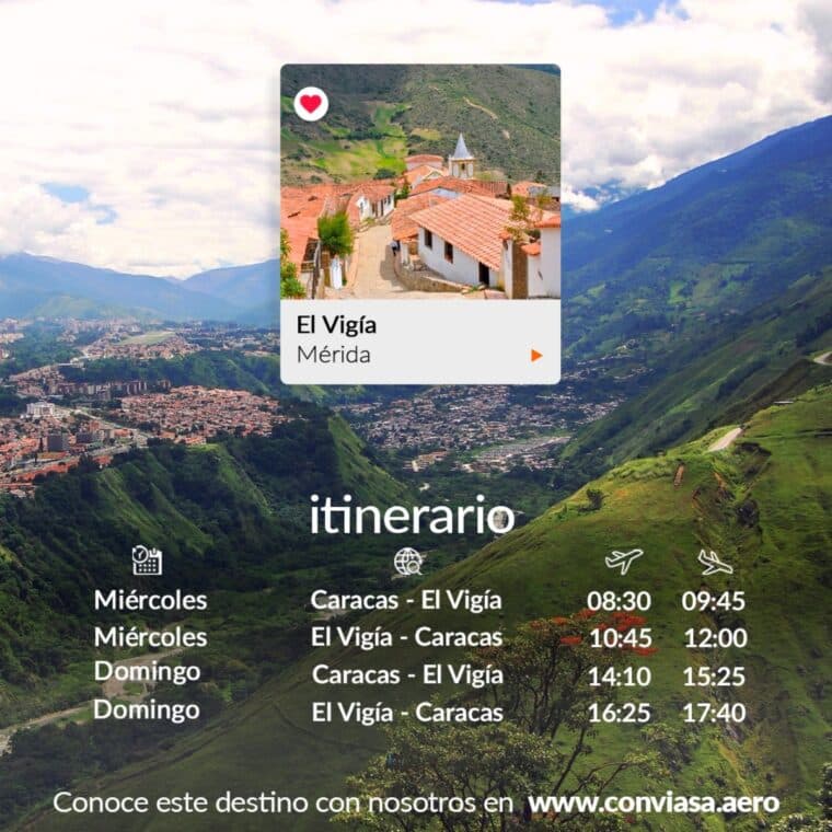 Conviasa activará los vuelos entre Caracas y El Vigía: ¿cuándo comienzan y cuánto cuestan los pasajes?