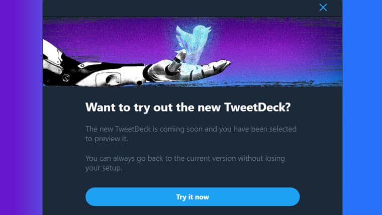 La herramienta TweetDeck pasará a uso exclusivo de los usuarios de Twitter Blue 