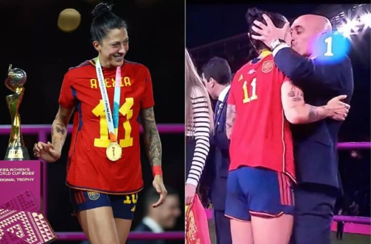 Advierten que beso a la jugadora española debe ser considerado como "violencia sexual"