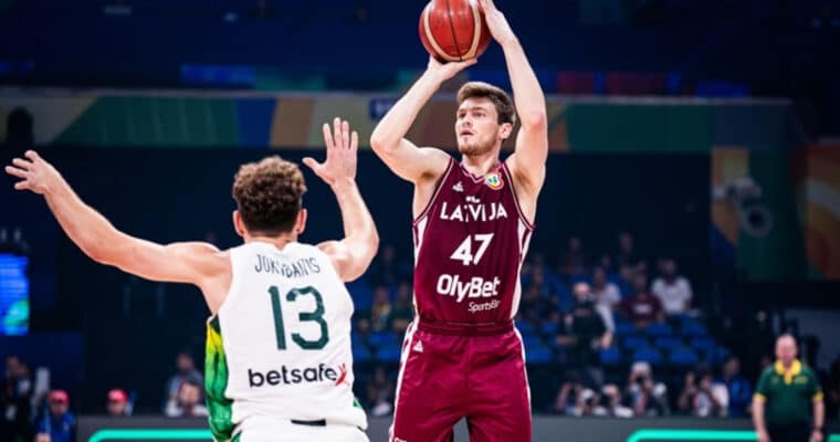Mundial FIBA 2023: Letonia arrasa y se queda el quinto puesto 