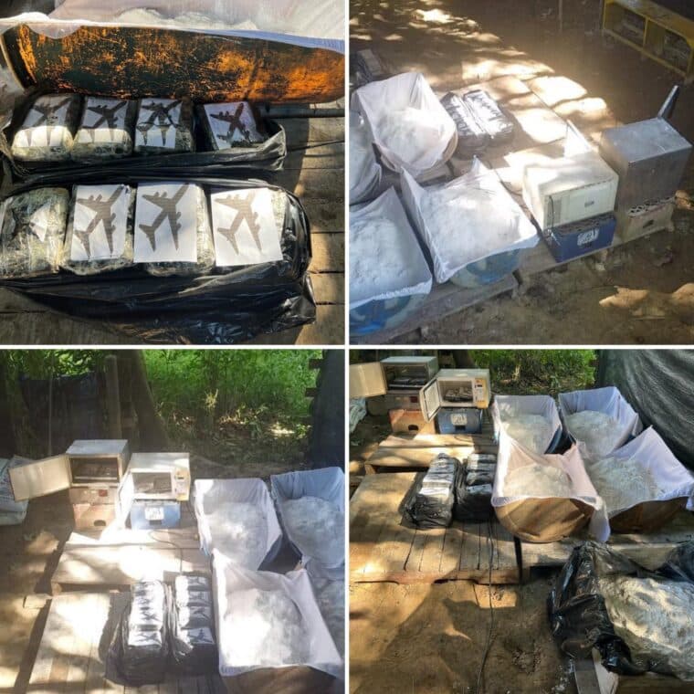 FANB desmanteló un campamento con materiales para fabricar drogas en Zulia