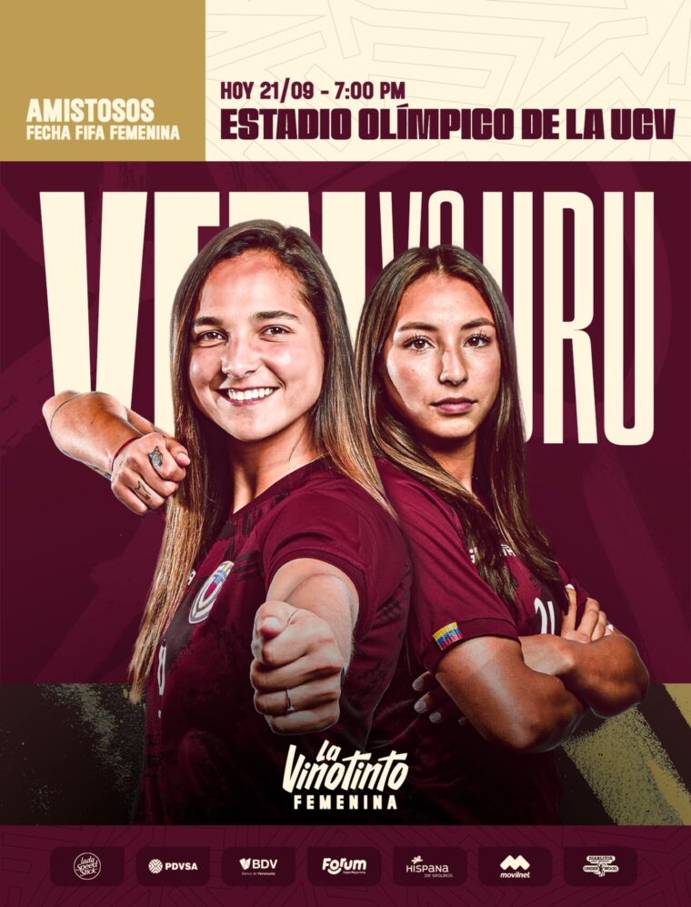 Venezuela vs. Uruguay: la Vinotinto femenina disputa su primer partido amistoso en casa