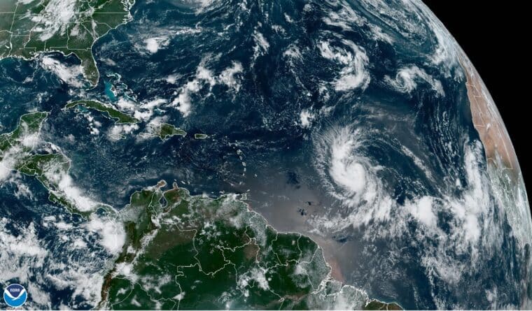 Lee se convirtió en huracán en el centro del Atlántico: ¿a qué países llegará?