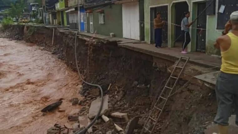 Lluvias en Táchira originaron daños e inundaciones en al menos 13 municipios