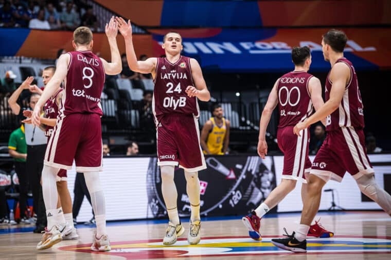 Mundial FIBA 2023: Letonia arrasa y se queda el quinto puesto 