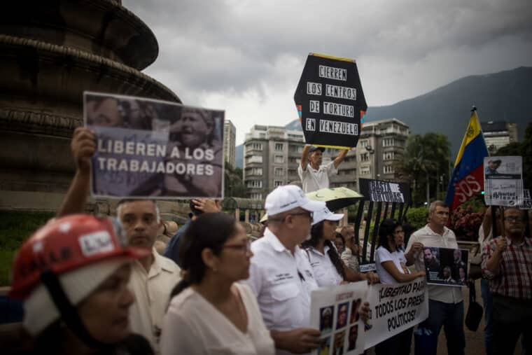 Uno de cada dos presos políticos en Venezuela ha sido acusado de terrorismo