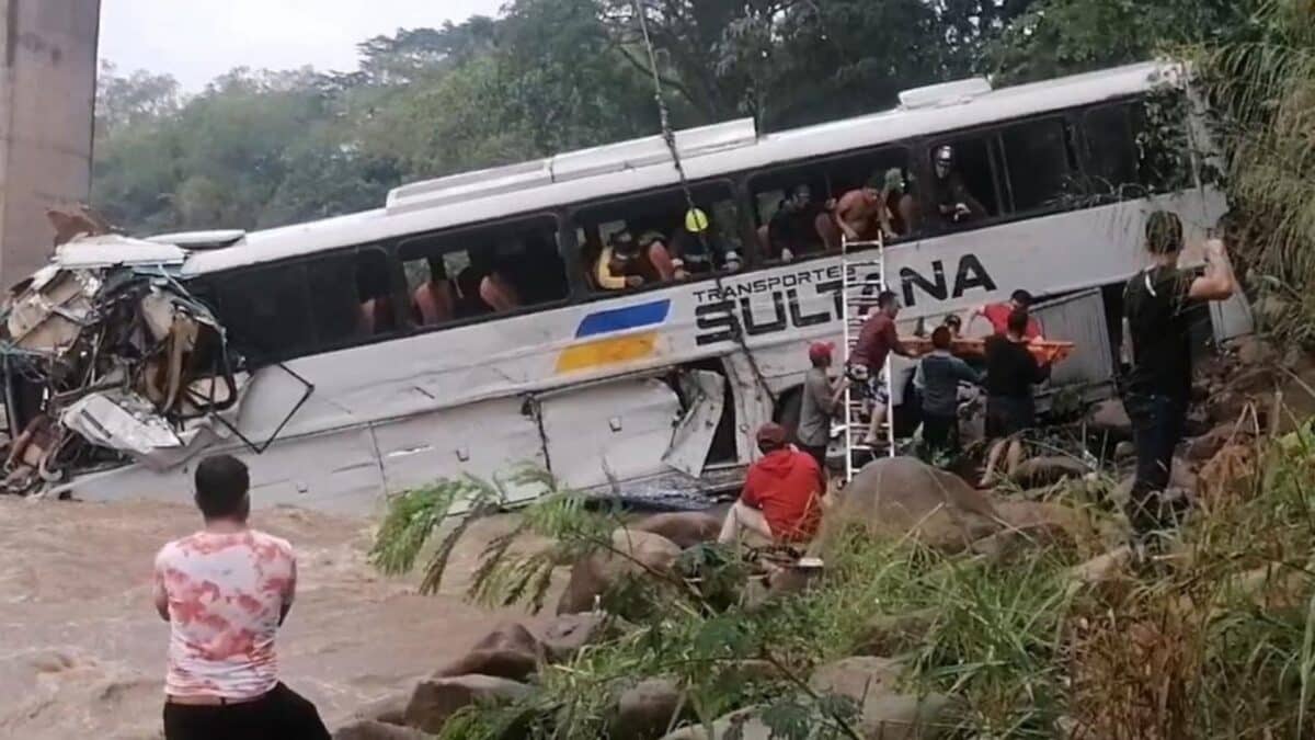 18 migrantes venezolanos heridos en accidente de tránsito en Honduras: lo que se sabe