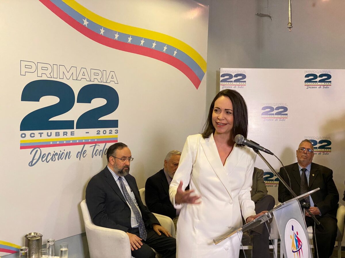 CNP proclamó a María Corina Machado como candidata de la oposición para las presidenciales de 2024