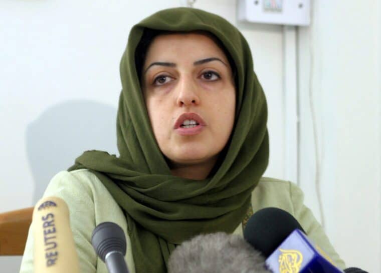 Nobel de la Paz Narges Mohammadi por defender derechos de las mujeres en Irán