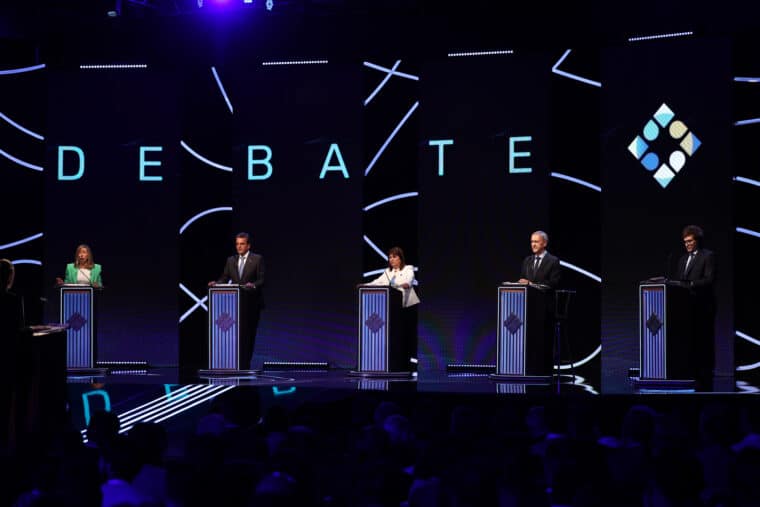 Lo más destacado del debate presidencial en Argentina 
