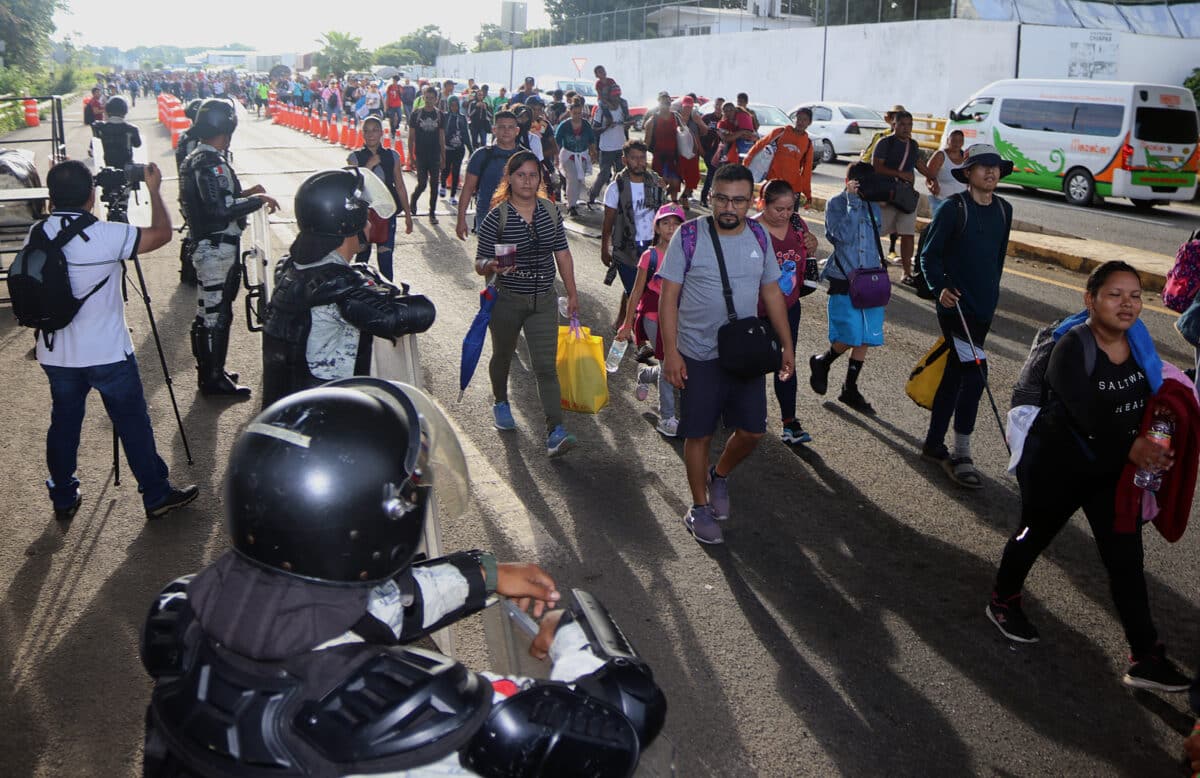 Se mantiene el flujo de migrantes venezolanos en México pese a las deportaciones de EE UU