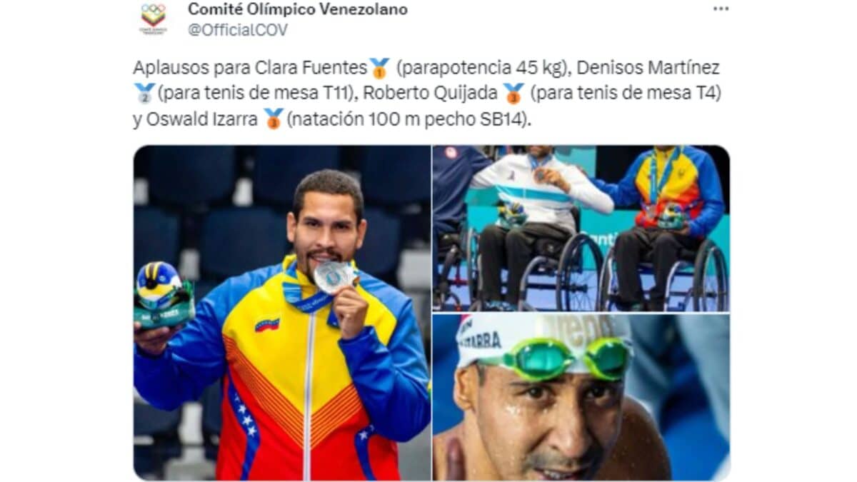 Venezuela en los Juegos Parapanamericanos: la pesista Clara Fuentes obtuvo medalla de oro