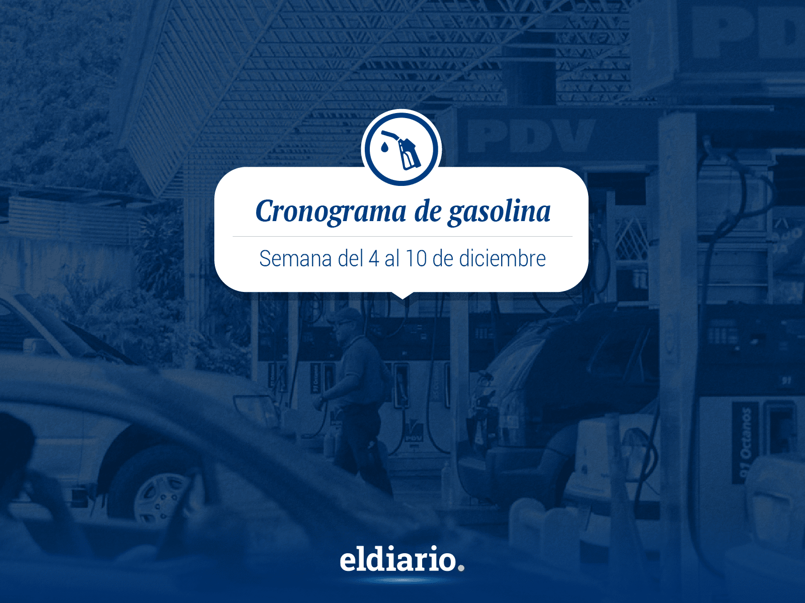 Cronograma de distribución de gasolina